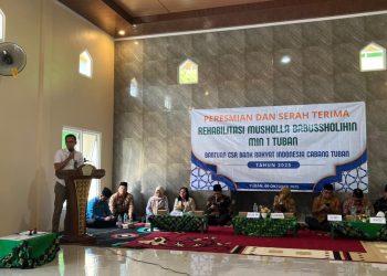 BRI Tuban Renovasi Musala di MIN 1 Tuban Melalui Program TJSL