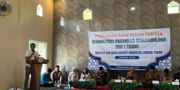 BRI Tuban Renovasi Musala di MIN 1 Tuban Melalui Program TJSL