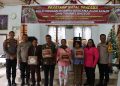 Polres Tapanuli Tengah Gelar Natal 2025 Bersama Pengungsi di GOR Pandan
