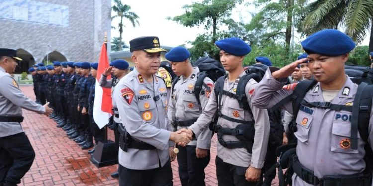 Polda Banten Kerahkan 100 Personel Brimob untuk Bantu Bencana di Aceh