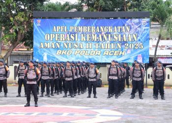 Polda DIY Kerahkan 100 Personel Brimob untuk Misi Kemanusiaan di Aceh