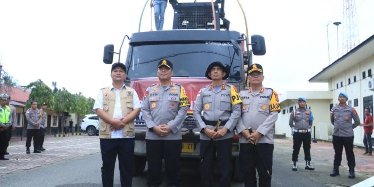 Wakapolri Kirim Alat Berat untuk Bantu Pemulihan Bencana di Aceh Utara