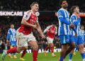 Arsenal Kembali ke Puncak Klasemen Usai Kalahkan Brighton
