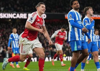 Arsenal Kembali ke Puncak Klasemen Usai Kalahkan Brighton