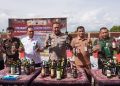 Polres Blora Musnahkan Ribuan Botol Minuman Keras