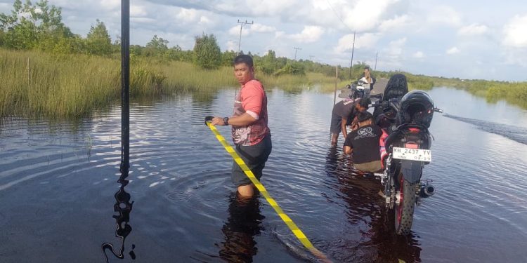 BPBD Palangka Raya Peringatkan Warga Terkait Kenaikan Debit Sungai