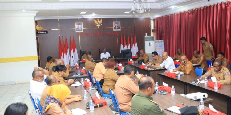 Gubernur Papua Selatan Pimpin Rapat Persiapan Pemindahan Ibu Kota