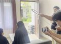 proses syuting film pendek hari ibu dari mahasiswa Prodi Sistem Informasi Alma Ata