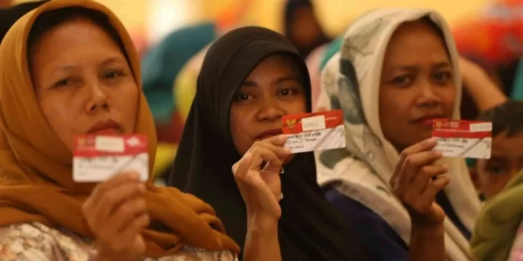 Ilustrasi gambar penerima bansos