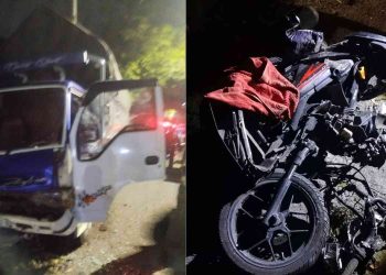 Kecelakaan lalu lintas terjadi di Jalan Parangtritis, Bantul, Jumat dini hari. Sepeda motor Honda Vario bertabrakan dengan sebuah light truck, mengakibatkan satu orang meninggal dunia dan satu korban lainnya mengalami luka berat.