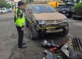 Pengemudi Pajero Tabrak Enam Pemotor hingga Pagar Polda Jambi, Tes Urine Positif Narkoba dan Alkohol
