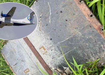 Serpihan yang diduga milik pesawat Indonesia air ini ditemukan oleh pendaki disekitar puncak gunung bulusaraung pada sore hari tgl 17 Januari 2026