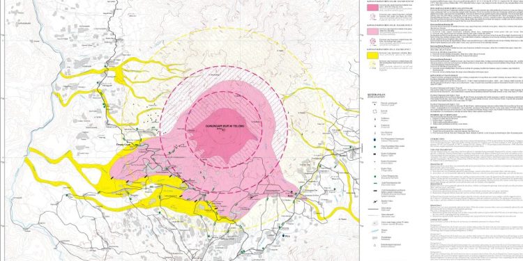 PVMBG Terbitkan Peta Risiko Bencana Gunungapi Bur Ni Telong di Aceh