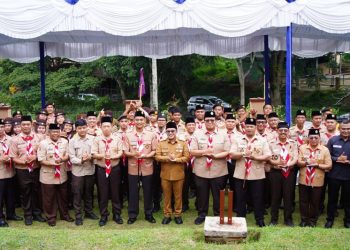 Pramuka Tanah Datar Diharapkan Jadi Penopang Pembentukan Karakter Pemuda