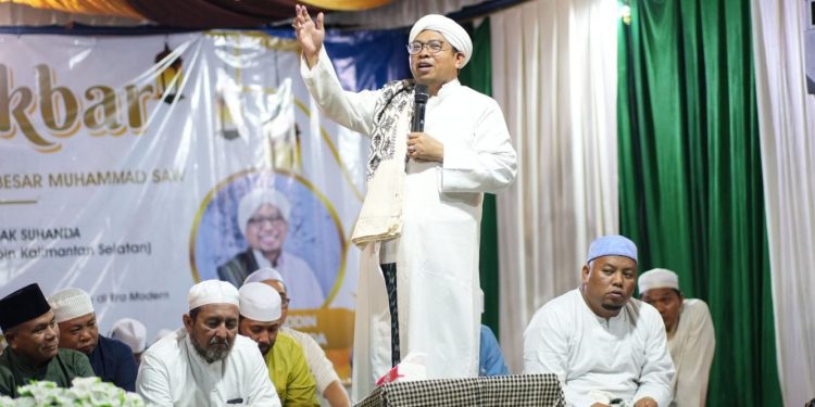 Desa Jungkal Gelar Peringatan Isra Mikraj dan Haul Guru Sekumpul