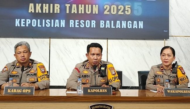 Kapolres Balangan Imbau Warga Rayakan Tahun Baru dengan Aman