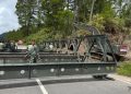 TNI Bangun Jembatan Bailey di Jalan Pante Raya-Redelong Pascabencana