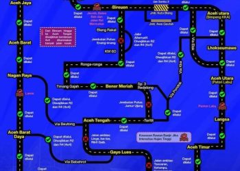 BPTD Aceh Umumkan Kondisi Lalu Lintas, Jalur Tengah Masih Berisiko