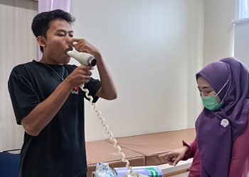 Atlet Bulu Tangkis Batang Jalani Pemeriksaan Kesehatan Menjelang Porprov