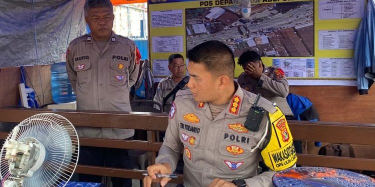 Dirlantas Polda Papua Lakukan Asistensi di Empat Pos Pengamanan Strategis