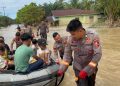 Unit Polsatwa K-9 Fokus Bantu Korban Banjir di Tapanuli Selatan