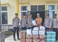Polres Pasaman Barat Distribusikan Bantuan Sembako untuk Korban Banjir di Katiagan