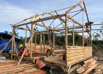 UGM dan Rumah Zakat Bangun 100 Hunian Sementara di Aceh Utara