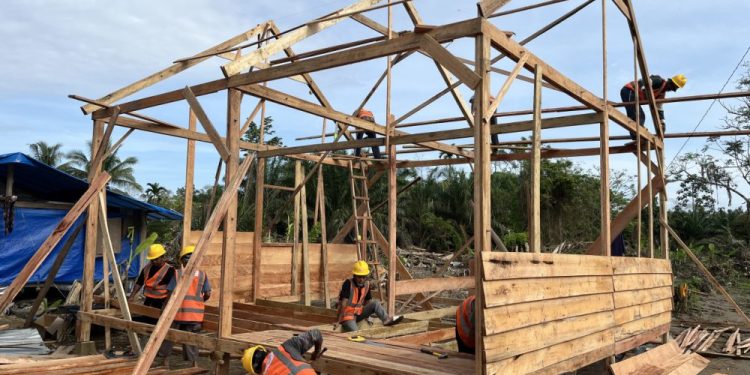 UGM dan Rumah Zakat Bangun 100 Hunian Sementara di Aceh Utara