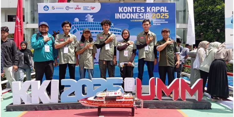 Tim UGM Menangkan Juara 1 di Kontes Kapal Indonesia 2025