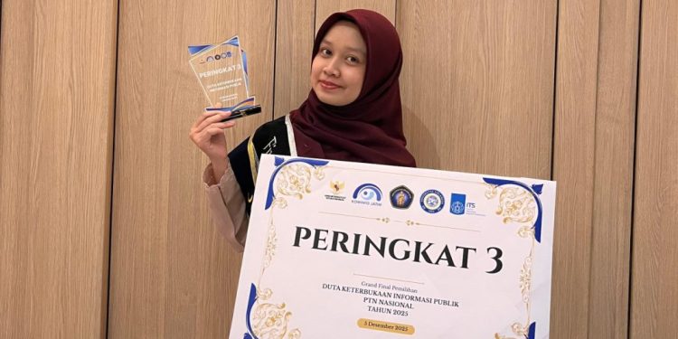 Mahasiswa UGM Raih Posisi Ketiga di Kompetisi Duta Keterbukaan Informasi Publik