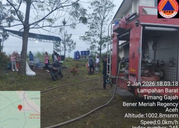 BPBD Bener Meriah Salurkan Air Bersih ke Pengungsian Lampahan Barat