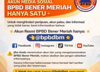 BPBD Bener Meriah Umumkan Akun Media Sosial Resmi untuk Cegah Penipuan