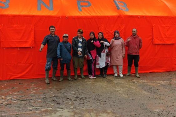 BPBD Bener Meriah Berikan Bantuan Tenda Pendidikan ke SDN Uning Mas