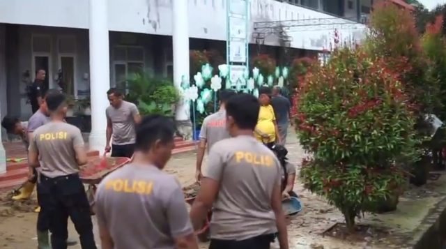 Polri Pastikan SMPN 2 Langsa Siap Beroperasi Kembali Pascabencana