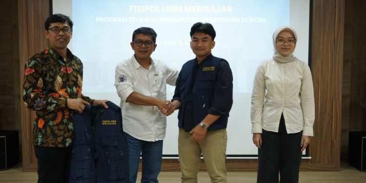 UGM Kirim Relawan untuk Rehabilitasi Pendidikan di Aceh