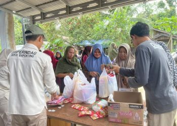 Pasar Murah di Desa Tundi, Balangan, Upaya Pengendalian Inflasi