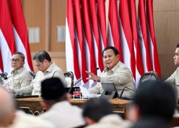 Presiden Prabowo Subianto Sampaikan Taklimat Awal Tahun di Hambalang