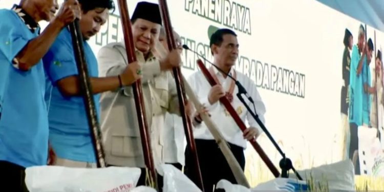 Presiden Prabowo Umumkan Indonesia Capai Swasembada Pangan 2025
