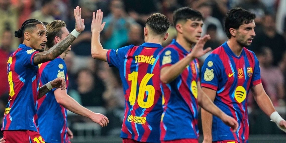 Barcelona Lolos ke Final Piala Super Spanyol Usai Kalahkan Athletic Club 5-0