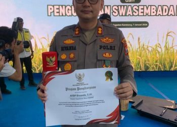 Kapolres Sumenep Dapat Penghargaan Presiden atas Dukungan Swasembada Jagung