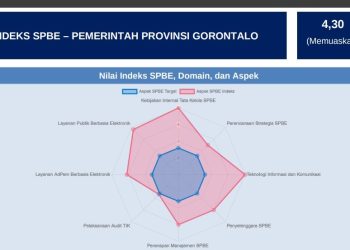 Gorontalo Capai Indeks SPBE 4,30 dengan Predikat Memuaskan