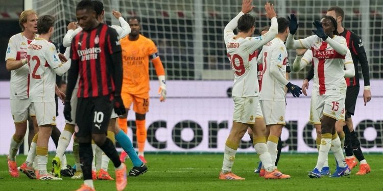 AC Milan Amankan Hasil Imbang di Menit Akhir Melawan Genoa