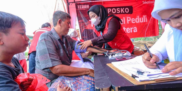 1.300 Warga Aceh Utara Dapatkan Layanan Kesehatan Pascabanjir