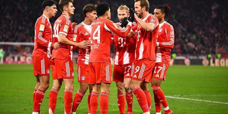 Bayern Munchen Menang Telak 8-1 atas Wolfsburg