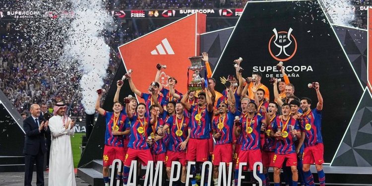 Barcelona Raih Gelar Supercopa de Espana 2026 Usai Kalahkan Real Madrid