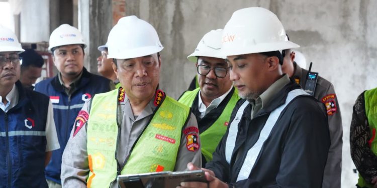 Wakapolri Pantau Pembangunan SMA Kemala Taruna Bhayangkara, Progres Mencapai 43 Persen