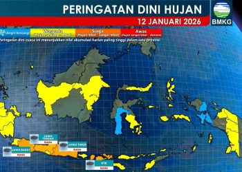 BMKG Peringatkan Hujan Lebat di Jawa dan NTB Akibat Dinamika Atmosfer