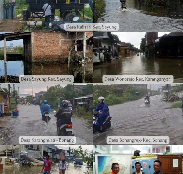 Banjir di Demak Meluas, Ribuan Warga Terkena Dampak