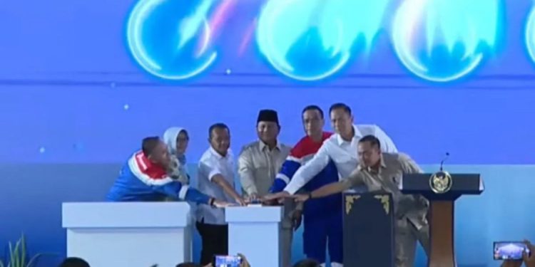Presiden Prabowo Resmikan Kilang Minyak Terbesar di Balikpapan