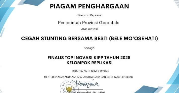 Inovasi Kesehatan Gorontalo Raih Pengakuan Nasional di KIPP 2025